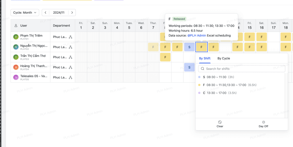 quản lý nhân sự